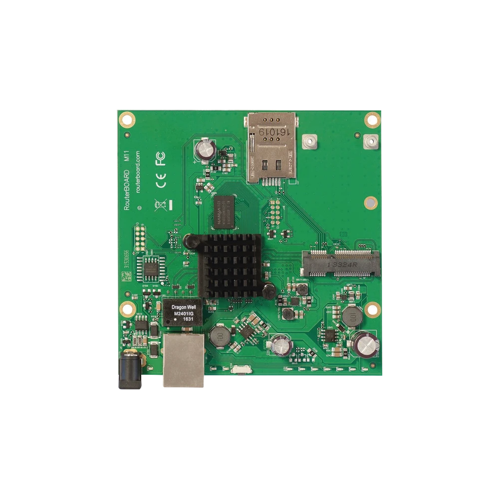 TARJETA CPU DOBLE NÚCLEO A 800MHZ, RANURA MINIPCIE PARA UN MÓDULO INALÁMBRICO DE SU ELECCIÓN Y RANURA SIM INCLUIDA-Enlaces PtP y PtMP-MIKROTIK-Bsai Seguridad & Controles