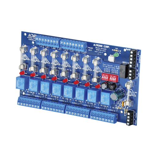 TARJETA DE CONTROL DE ALIMENTACIÓN DE 8 CANALES-Fuentes de Alimentación-ALTRONIX-ACM8-Bsai Seguridad & Controles