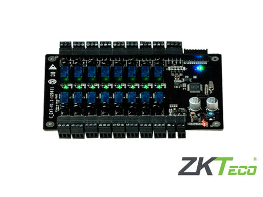 TARJETA DE EXPANSIÓN ZKTECO EX16 CONTROLA 16 PISOS ADICIONALES **REQUIERE PANEL EC10 PARA SU FUNCIONAMIENTO** COMPATIBLE ÚNICAMENTE CON MÓDULO DE ELEVADOR DE BIOSECURITY-Paneles de Control de Acceso-ZKTECO-EX16-Bsai Seguridad & Controles