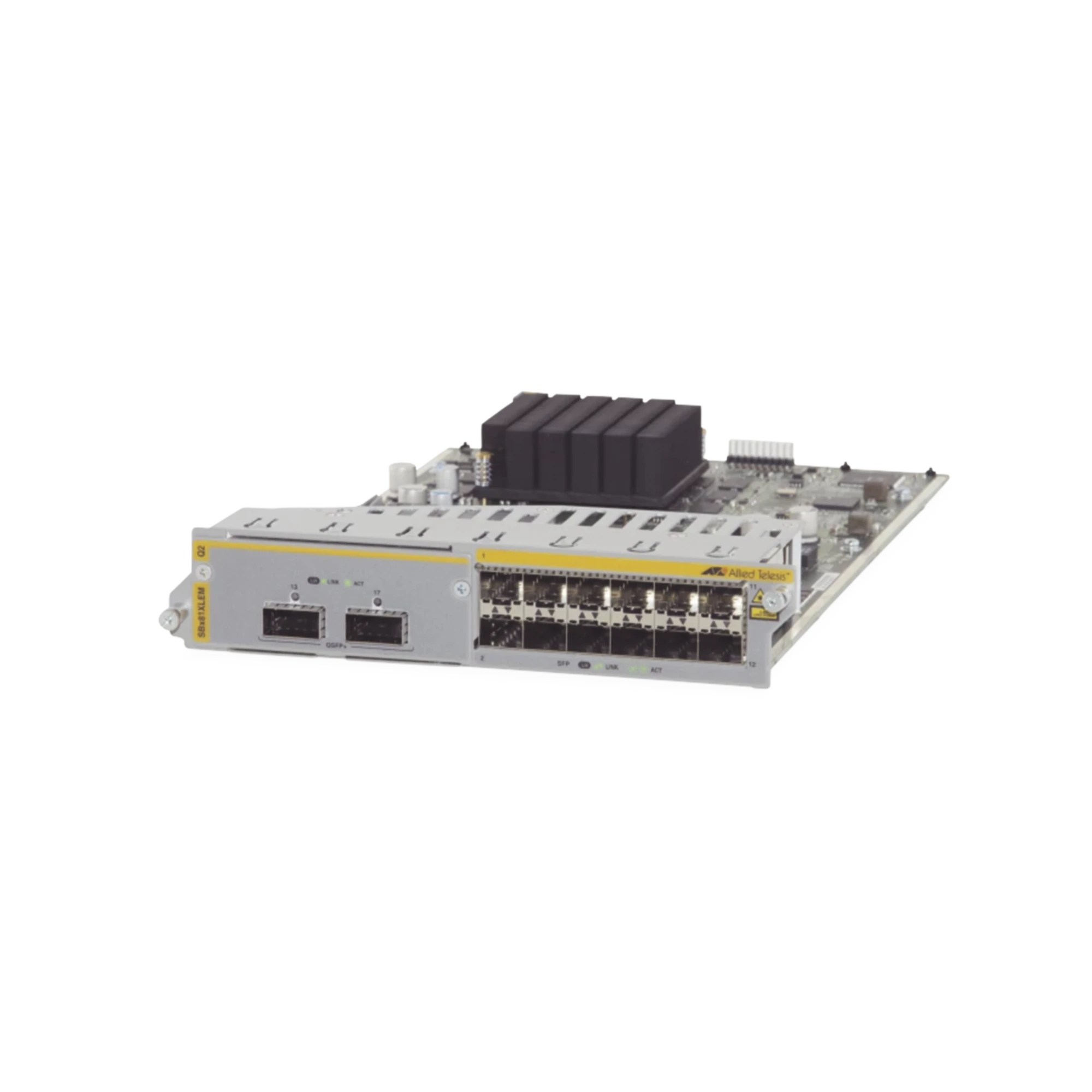 TARJETA ETHERNET EXPANDIBLE 40G CON 12 X 1000X SFP PARA CHASIS SBX8100, 1 AÑO DE NCP-Switches-ALLIED TELESIS-Bsai Seguridad & Controles