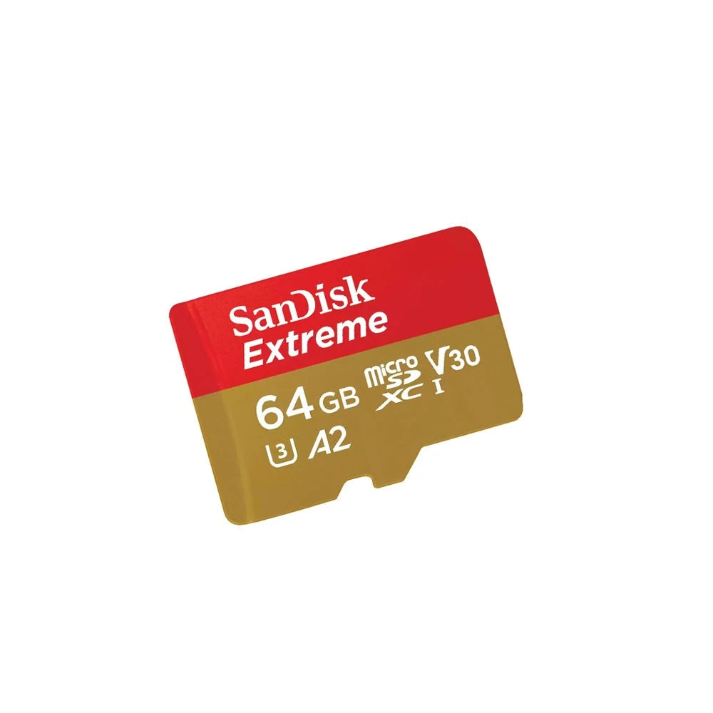 TARJETA MICRO SD SANDISK EXTREME SDSQXAH-064G-GN6MA CLASE 10-Memorias SD y MicroSD-WESTERN DIGITAL-Bsai Seguridad & Controles