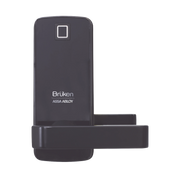 CERROJO ELECTRÓNICO CON MANIJA Y LECTOR DE HUELLA/ TARJETA PARA PUERTA DE VIDRIO-Cerraduras-BRUKEN ASSA ABLOY-Bsai Seguridad & Controles