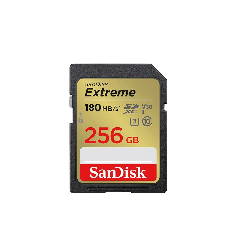 TARJETA SD SANDISK SDSDXVV-256G-GNCIN EXTREME 256GB PARA DVRS MOVILES-Memorias SD y MicroSD-WESTERN DIGITAL-Bsai Seguridad & Controles