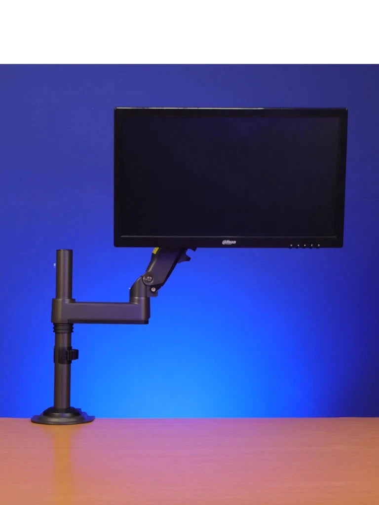 TCE H100 - SOPORTE DE ESCRITORIO PARA PANTALLAS DE 22 A 35" , CARGA MÁXIMA 9 KG , VESA 75X75MM / 100X100MM , AJUSTE INCLINACIÓN Y ROTACIÓN-Soportes y Bases-OEM-Bsai Seguridad & Controles