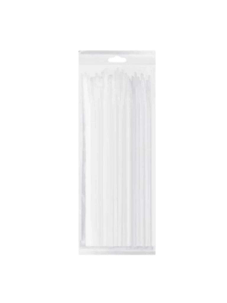 TCE LMG-SZS3X100B - CINCHO DE NYLON COLOR BLANCO, BOLSA CON 100 PIEZAS, MEDIDA 2.5MM ANCHO X 100MM LARGO, CERTIFICACIÓN UL 94V-2-Organización y fijación de cables-OEM-OEM1650019-Bsai Seguridad & Controles