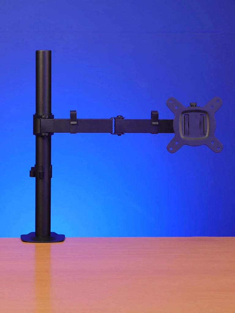 TCE LMG12NB - SOPORTE DE ESCRITORIO PARA 1 MONITOR DE 13 A 27 " , CARGA MÁXIMA 9KG , VESA 75X75MM / 100X100MM / AJUSTE INCLINACIÓN Y ROTACIÓN-Soportes y Bases-OEM-OEM0530001-Bsai Seguridad & Controles
