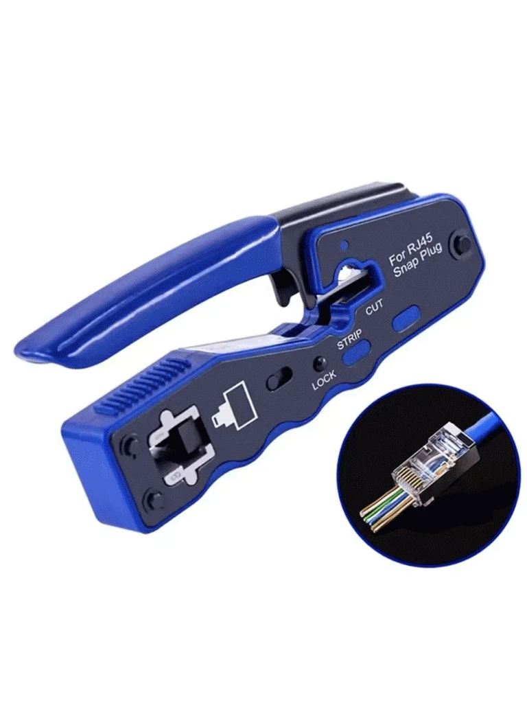 TCE LN-NET-EP670 - HERRAMIENTA DE CORTE Y TERMINADO PARA PLUGS PASS THROUGH RJ45, ACERO AL CARBÓN, MANGO ERGONÓMICO ABS + TPR.#NUEVO1M-Herramienta-OEM-OEM1600002-Bsai Seguridad & Controles