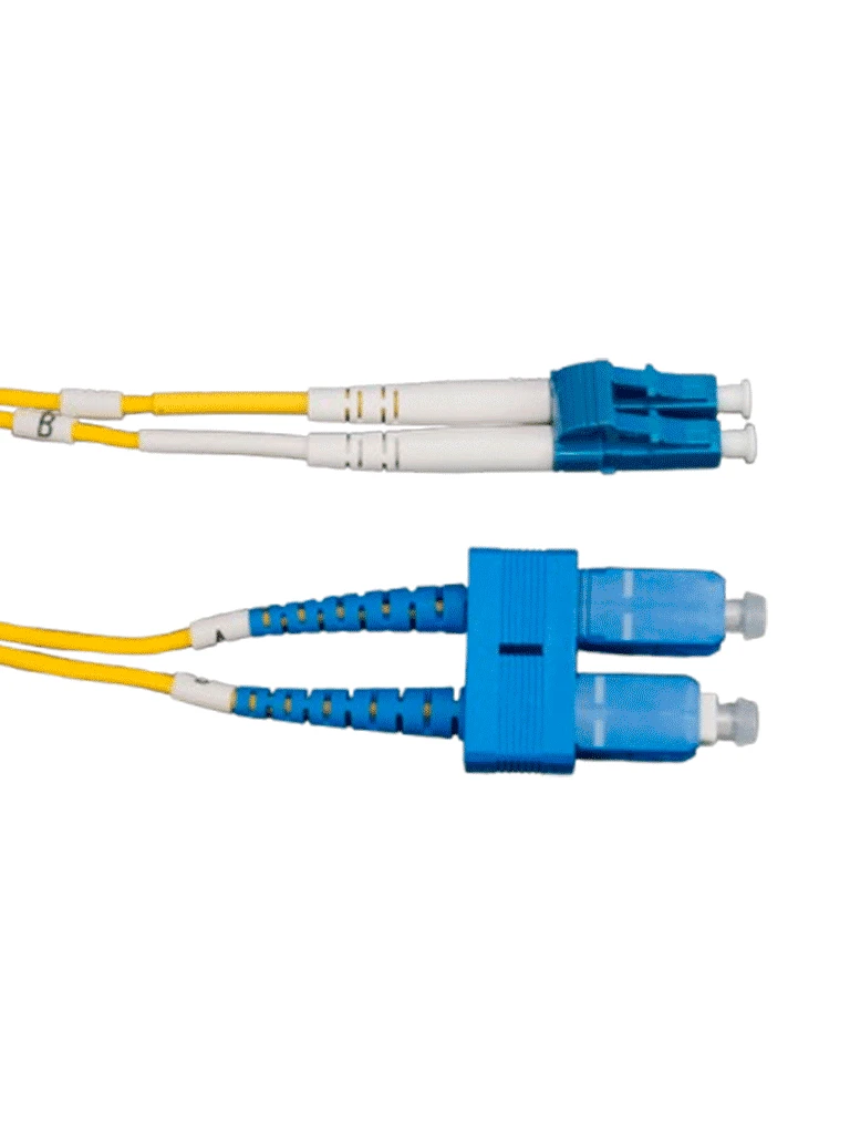 TCE - LP-FO-6060B - JUMPER LC-SC MONOMODO / UPC / DUPLEX 2 MM / 1 METRO / AMARILLO #FO-Jumper / Latiguillo-OEM-OEM5320011-Bsai Seguridad & Controles