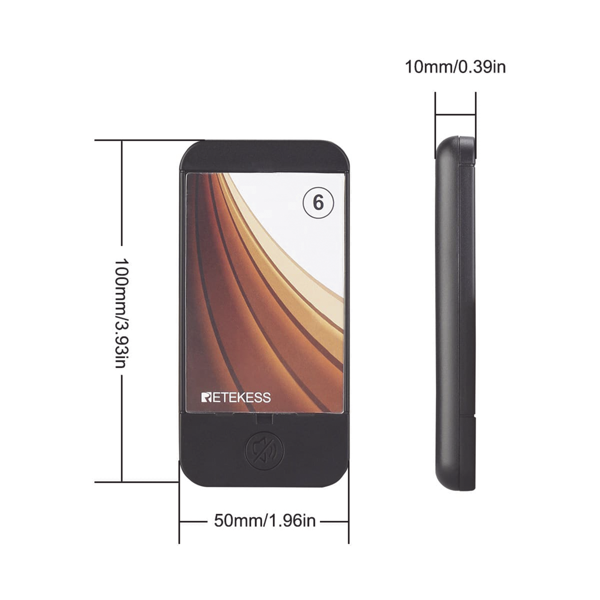 SISTEMA DE NOTIFICACIÓN INALÁMBRICO PARA RESTAURANTES PEQUEÑOS, CAMIONES DE COMIDA Y RESTAURANTES DE COMIDA RAPIDA