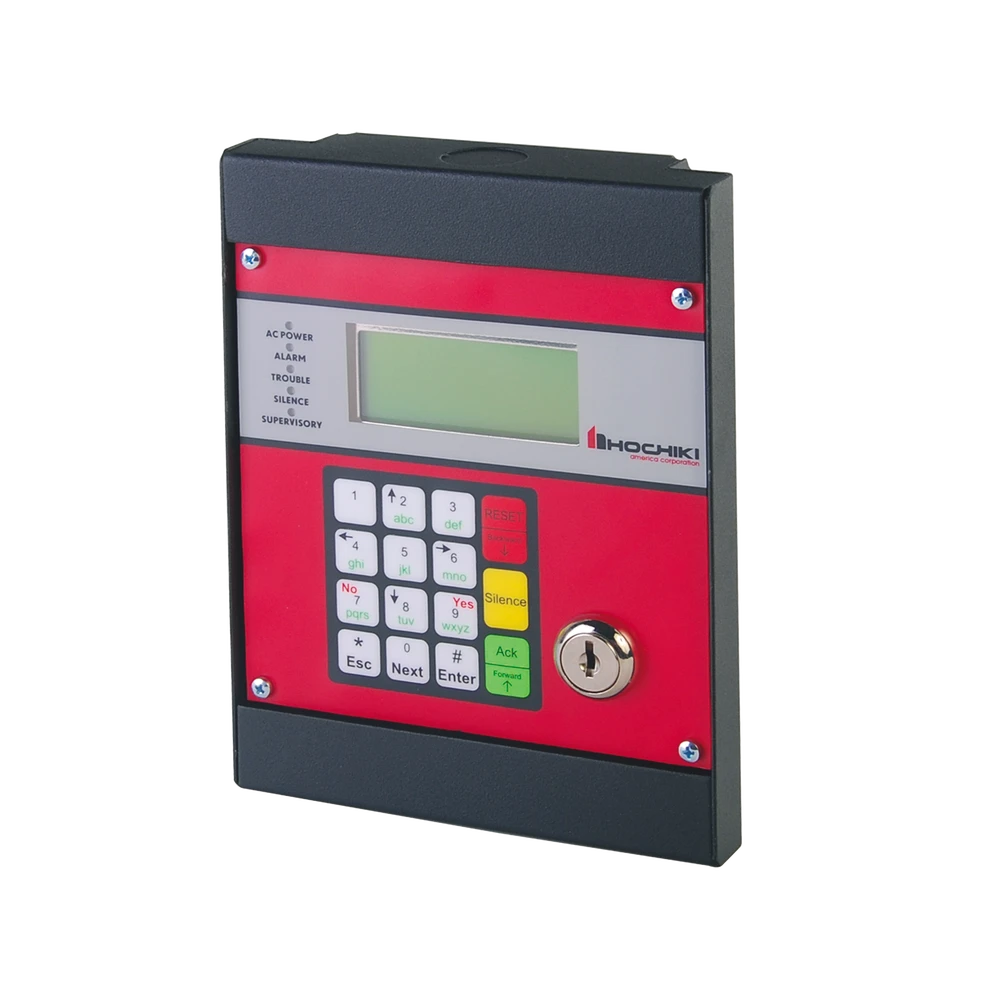 TECLADO REMOTO, DISPLAY DE 32 CARACTERES, COMPATIBLE CON PANELES HOCHIKI SERIE HCA-Paneles de Incendio-HOCHIKI-Bsai Seguridad & Controles