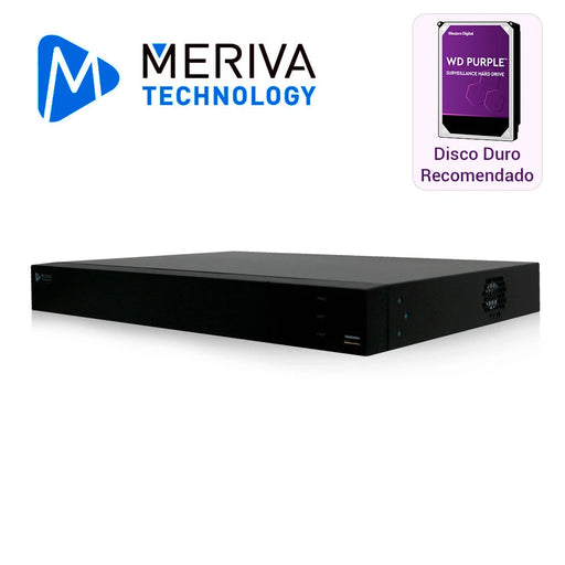 DVR MERIVA TECHNOLOGY MSDV-8216 HD H.265 24 CANALES 8MP PENTA HÍBRIDO HD / 16CH BNC / 8CH IP / SALIDA 1 HDMI(4K) + 1 VGA + 1 BNC SIMULTÁNEAS / 8 ENTRADAS  + 1 SALIDA AUDIO / 8 ENTRADAS  + 2 SALIDA DE ALARMA /COC / P2P-CLOUD / SO. N9000 / TECNOLOGÍAS AH...-Dvrs-MERIVA TECHNOLOGY-MSDV-8216-Bsai Seguridad & Controles