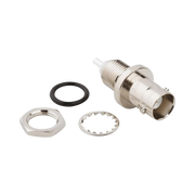 CONECTOR BNC HEMBRA PARA CHASIS EN DOBLE D PLANO, 4 GHZ, AMPHENOL UG-657/U, NÍQUEL/ PLATA/ TEFLÓN.-Conectores-AMPHENOL-Bsai Seguridad & Controles