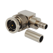 CONECTOR BNC MACHO EN ANGULO RECTO PARA 75 OHM, ANILLO PLEGABLE PARA COMMSCOPE 735 Ó GRUPO K, NÍQUEL/ ORO/ TEFLÓN.-Cableado-RF INDUSTRIES,LTD-Bsai Seguridad & Controles