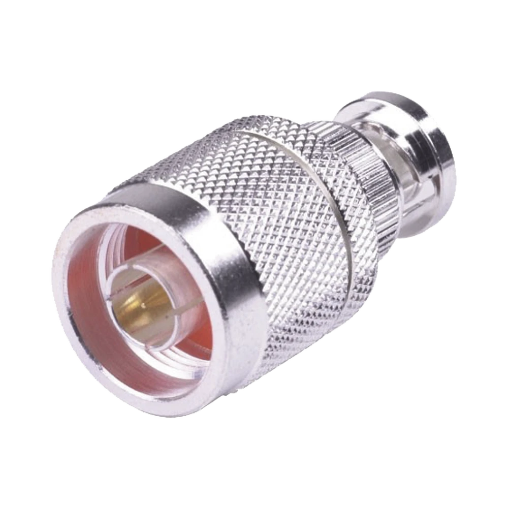 ADAPTADOR EN LÍNEA, DE CONECTOR N MACHO A BNC MACHO, PLATA/ ORO/ TEFLÓN.-Adaptadores-RF INDUSTRIES,LTD-Bsai Seguridad & Controles