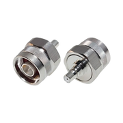 ADAPTADOR DE BAJO PIM, INTERSERIE DE CONECTOR N MACHO A QMA (QUICK MATE) HEMBRA, BRONCE BLANCO/ ORO/ TEFLÓN.-Adaptadores-RF INDUSTRIES,LTD-Bsai Seguridad & Controles