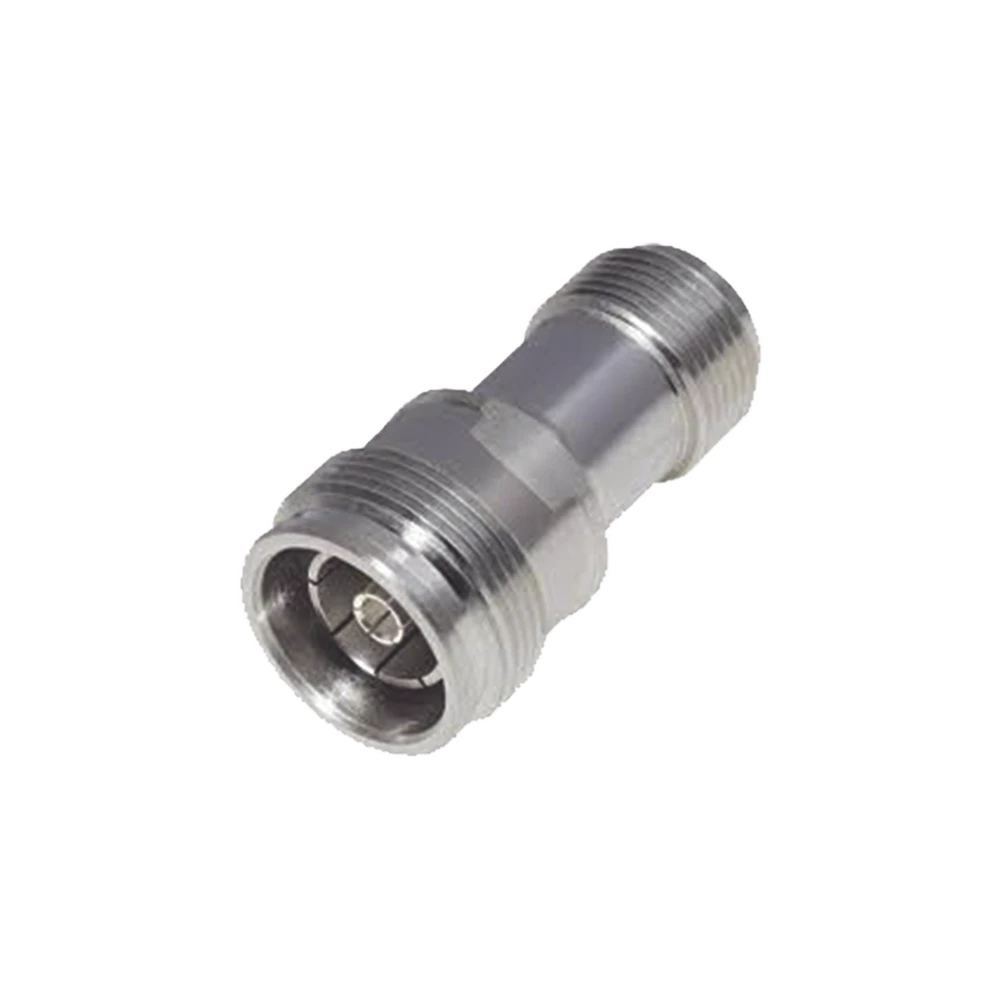 ADAPTADOR EN LÍNEA DE CONECTOR 4.3-10 HEMBRA A N HEMBRA, BRONCE BLANCO/ PLATA/ TEFLÓN.-Adaptadores-RF INDUSTRIES,LTD-Bsai Seguridad & Controles