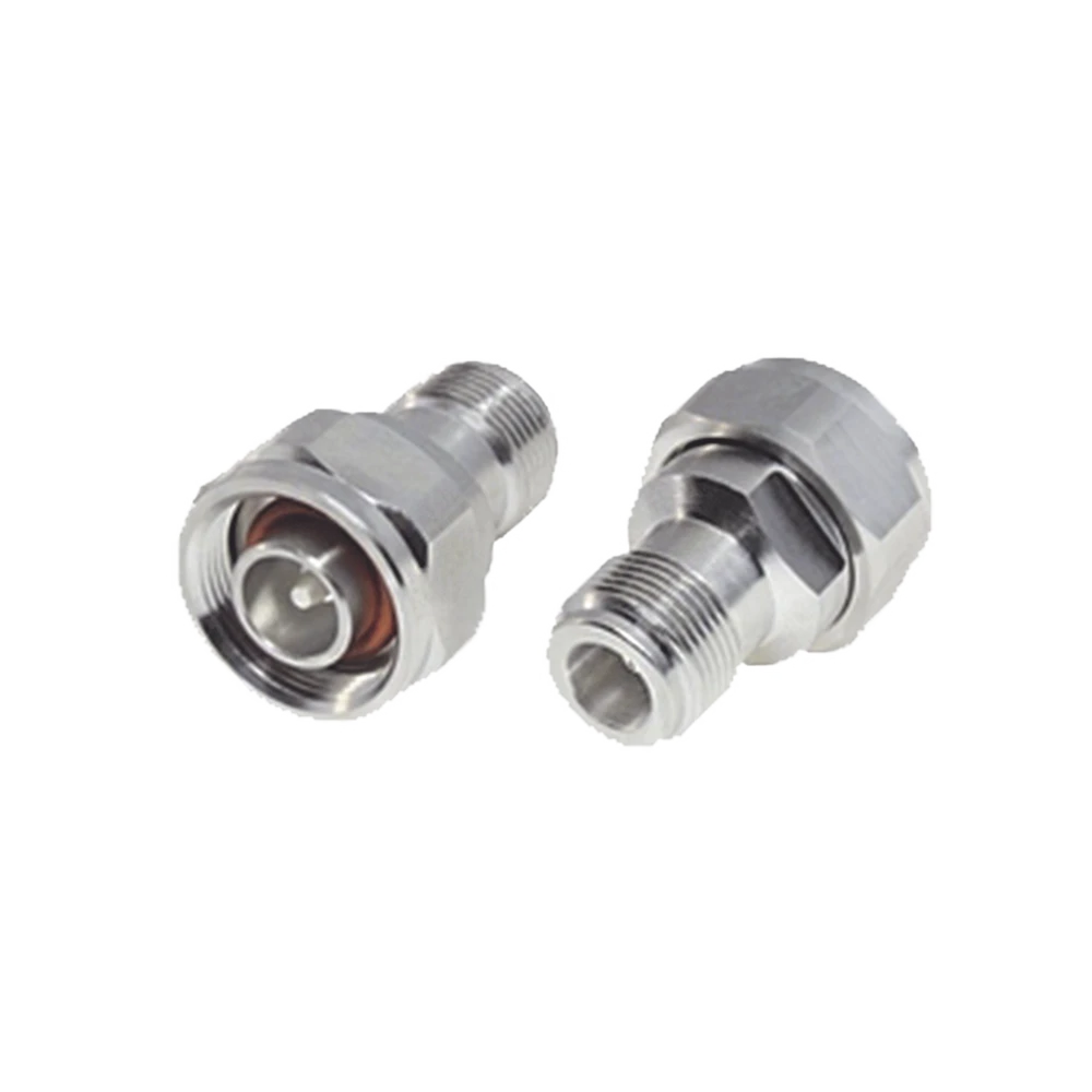 ADAPTADOR EN LÍNEA, DE N HEMBRA A (MINI) DIN 4.1-9.5 MACHO, PIM -155 DBC, BRONCE BLANCO/ PLATA/ TEFLÓN.-Adaptadores-RF INDUSTRIES,LTD-Bsai Seguridad & Controles