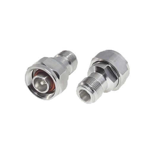 ADAPTADOR EN LÍNEA, DE N HEMBRA A (MINI) DIN 4.1-9.5 MACHO, PIM -155 DBC, BRONCE BLANCO/ PLATA/ TEFLÓN.-Adaptadores-RF INDUSTRIES,LTD-Bsai Seguridad & Controles