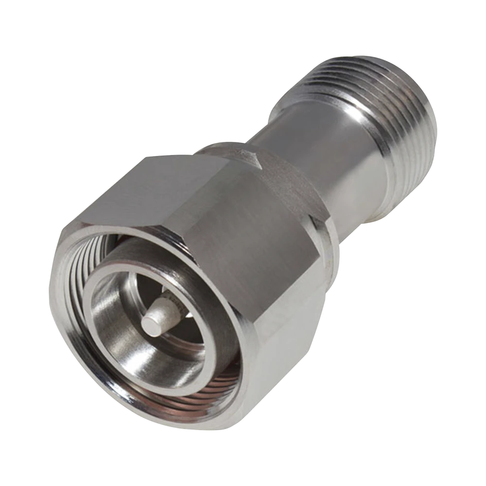 ADAPTADOR EN LÍNEA DE CONECTOR 4.3-10 MACHO A N HEMBRA, BRONCE BLANCO/ PLATA/ TEFLÓN.-Adaptadores-RF INDUSTRIES,LTD-Bsai Seguridad & Controles