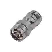 ADAPTADOR EN LÍNEA DE CONECTOR 4.3-10 HEMBRA A N MACHO, BRONCE BLANCO/ PLATA/ TEFLÓN.-Adaptadores-RF INDUSTRIES,LTD-Bsai Seguridad & Controles