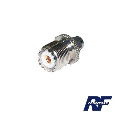 ADAPTADOR EN LÍNEA, DE CONECTOR SMA MACHO A UHF HEMBRA (SO-239), NÍQUEL/ ORO/ TEFLÓN.-Adaptadores-RF INDUSTRIES,LTD-Bsai Seguridad & Controles