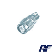 ADAPTADOR EN LÍNEA DE CONECTOR MINI-UHF HEMBRA A TNC MACHO, NÍQUEL/ ORO/ TEFLÓN.-Adaptadores-RF INDUSTRIES,LTD-Bsai Seguridad & Controles