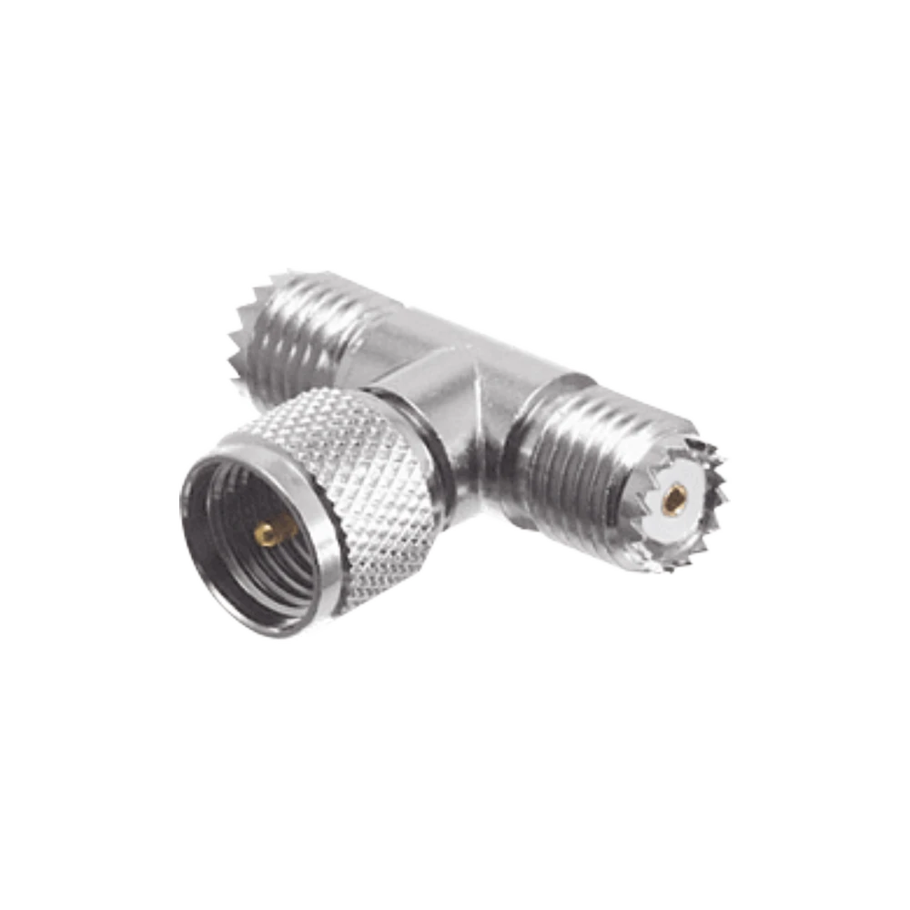 ADAPTADOR EN ANGULO RECTO, DE CONECTOR MINI UHF MACHO A MINI UHF HEMBRA, CUERPO CUADRADO, NÍQUEL/ ESTAÑO/ TEFLÓN.-Adaptadores-RF INDUSTRIES,LTD-Bsai Seguridad & Controles