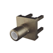 CONECTOR SMB HEMBRA (PIN MACHO) MONTAJE VERTICAL PARA PCB, 75 OHM, ORO/ ORO/ TEFLÓN.-Conectores-RF INDUSTRIES,LTD-Bsai Seguridad & Controles