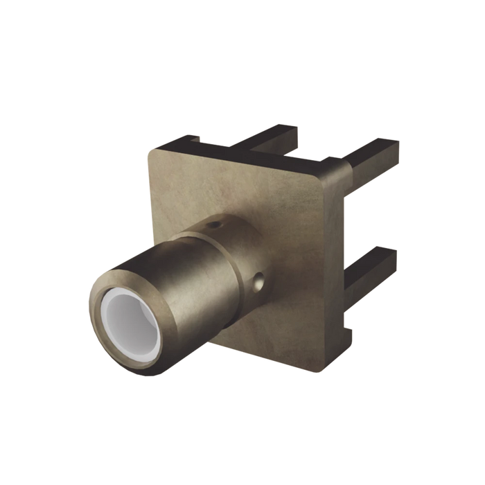 CONECTOR SMB HEMBRA (PIN MACHO) MONTAJE VERTICAL PARA PCB, 75 OHM, ORO/ ORO/ TEFLÓN.-Conectores-RF INDUSTRIES,LTD-Bsai Seguridad & Controles