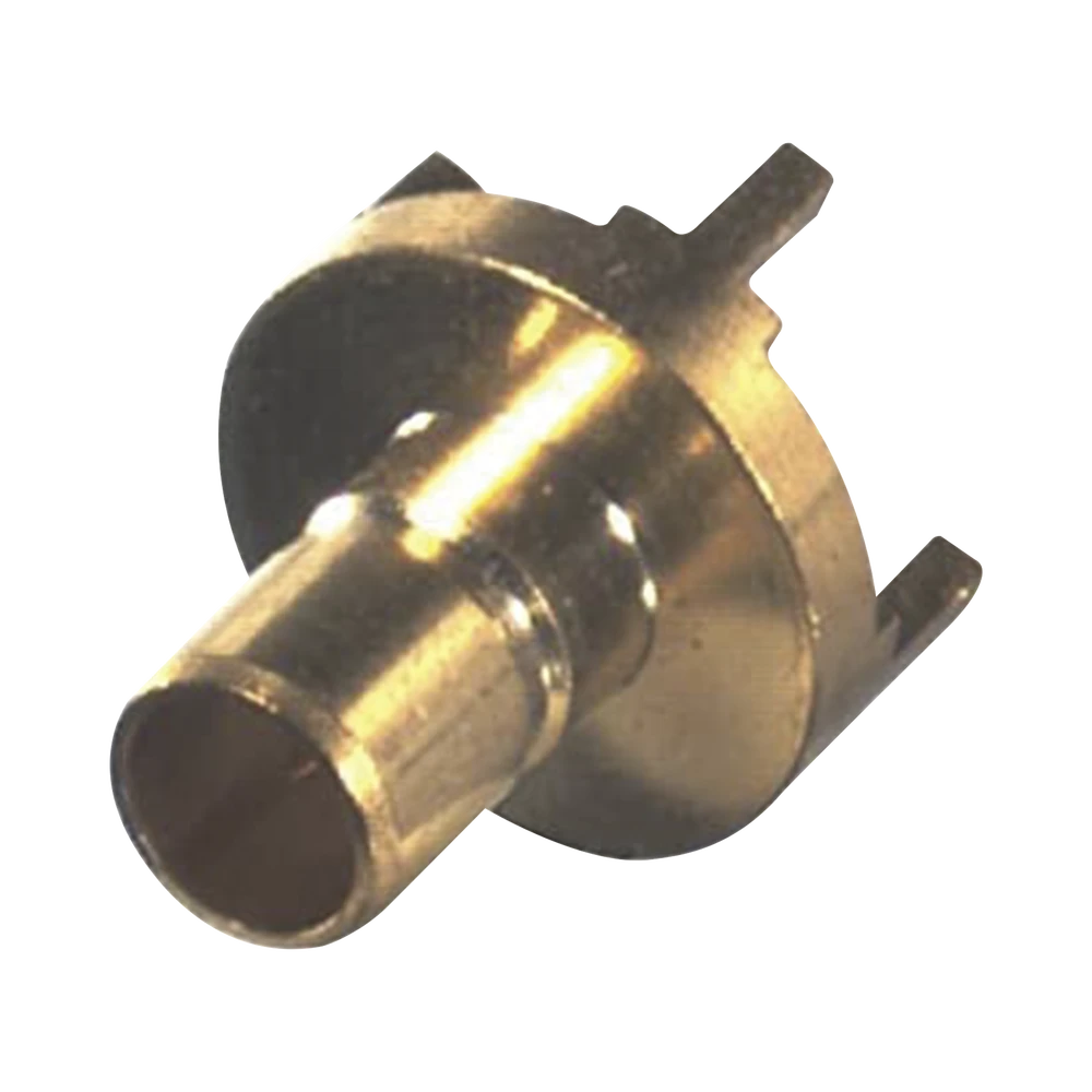CONECTOR SMB JACK (PIN MACHO) MONTAJE VERTICAL PARA PCB, NÍQUEL/ ORO/ TEFLÓN.-Conectores-RF INDUSTRIES,LTD-Bsai Seguridad & Controles