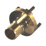 CONECTOR SMB JACK (PIN MACHO) MONTAJE VERTICAL PARA PCB, NÍQUEL/ ORO/ TEFLÓN.-Conectores-RF INDUSTRIES,LTD-Bsai Seguridad & Controles