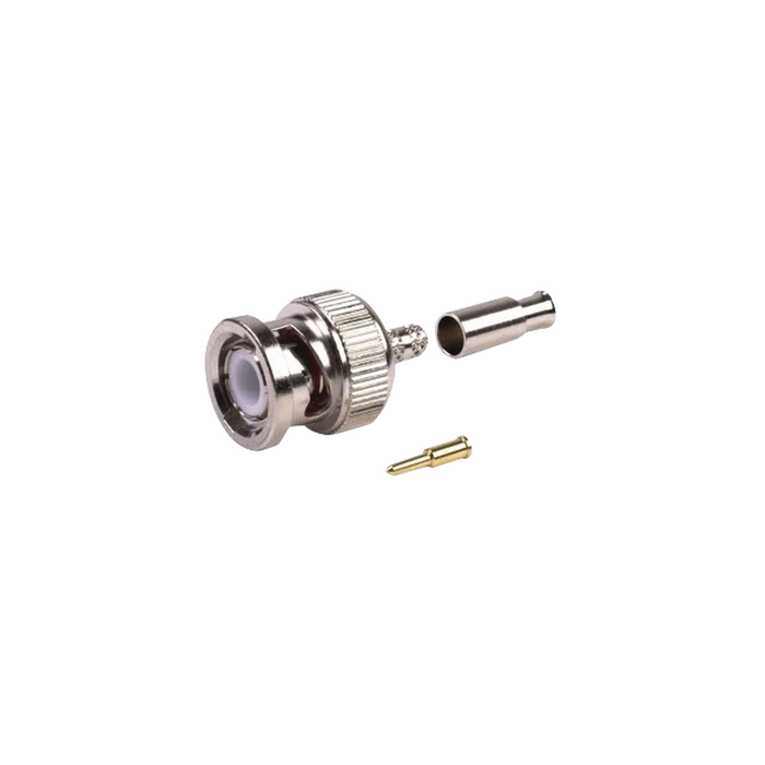 CONECTOR BNC MACHO DE ANILLO PLEGABLE PARA CABLES RG-174/U, 8216, NIQUEL/ ORO/ TEFLÓN.-Conectores-RF INDUSTRIES,LTD-Bsai Seguridad & Controles