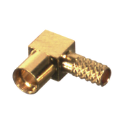 CONECTOR MMCX HEMBRA EN ÁNGULO RECTO DE ANILLO PLEGABLE PARA CABLE RG-174/U, GRUPO B, ORO/ ORO/ TEFLÓN.-Conectores-RF INDUSTRIES,LTD-Bsai Seguridad & Controles