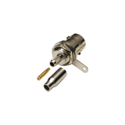 CONECTOR BNC HEMBRA A 50 OHM, MONTAJE FRONTAL EN D-PLANO, ANILLO PLEGABLE PARA CABLES RG-174/U Y RG-316/U, NIQUEL/ ORO/ TEFLÓN.-Conectores-RF INDUSTRIES,LTD-Bsai Seguridad & Controles
