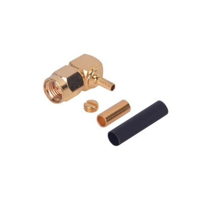 CONECTOR SMA MACHO EN ÁNGULO RECTO PARA RG-174/U, GRUPO B, ORO/ ORO/ TEFLÓN.-Conectores-RF INDUSTRIES,LTD-Bsai Seguridad & Controles