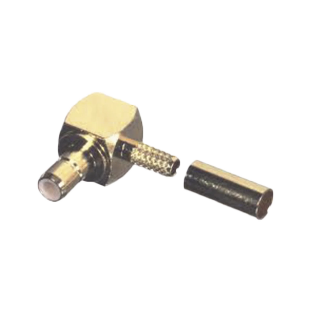 CONECTOR SMB HEMBRA (JACK) EN ÁNGULO RECTO, (PIN MACHO), ANILLO PLEGABLE PARA RG-174/U, ORO/ ORO/ TEFLÓN.-Conectores-RF INDUSTRIES,LTD-Bsai Seguridad & Controles
