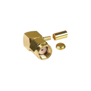 CONECTOR SMA MACHO INVERSO EN ÁNGULO RECTO, ANILLO PLEGABLE/ RG-174/U, BELDEN 8216, ORO/ ORO/ TEFLÓN.-Conectores-RF INDUSTRIES,LTD-Bsai Seguridad & Controles