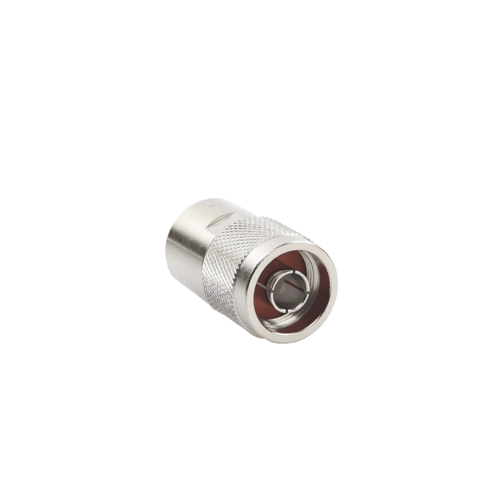 CONECTOR N MACHO DE ROSCA EN CABLES CON CONDUCTOR CENTRAL AWG-11 Ó 13 TIPO RG-213/U (8267), RG-214 (8268), RG-8/U (8237), NIQUEL/ ORO/ TEFLÓN.-Conectores-RF INDUSTRIES,LTD-Bsai Seguridad & Controles