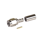 CONECTOR SMA MACHO INVERSO, DE ANILLO PLEGABLE PARA RG-58/U, NIQUEL /ORO /TEFLÓN.-Conectores-RF INDUSTRIES,LTD-Bsai Seguridad & Controles