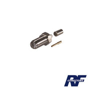 CONECTOR SMA HEMBRA DE ANILLO PLEGABLE PARA CABLE RG-58/U, NIQUEL/ ORO / TEFLÓN.-Conectores-RF INDUSTRIES,LTD-Bsai Seguridad & Controles