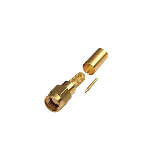 CONECTOR SMA MACHO DE ANILLO PLEGABLE PARA CABLES RG-142/U, LMR-195, ORO/ORO/TEFLÓN.-Conectores-RF INDUSTRIES,LTD-Bsai Seguridad & Controles