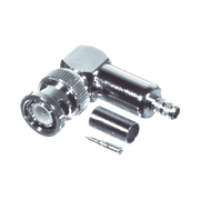 CONECTOR BNC MACHO EN ÁNGULO RECTO, ANILLO PLEGABLE / RG-58/U, RG-142/U, NIQUEL /ORO /TEFLÓN.-Conectores-RF INDUSTRIES,LTD-Bsai Seguridad & Controles