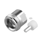 CONECTOR 4.1/9.5 HEMBRA PARA SOLDAR EN CABLE TFT-402LF, GRUPO SR2, BRONCE BLANCO/ PLATA/ TEFLÓN.-Conectores-RF INDUSTRIES,LTD-Bsai Seguridad & Controles