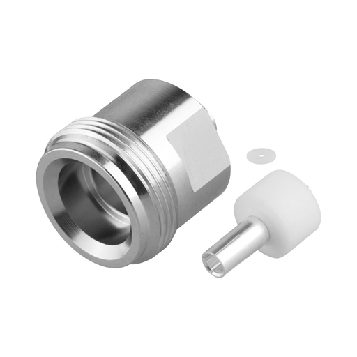 CONECTOR 4.1/9.5 HEMBRA PARA SOLDAR EN CABLE TFT-402LF, GRUPO SR2, BRONCE BLANCO/ PLATA/ TEFLÓN.-Conectores-RF INDUSTRIES,LTD-Bsai Seguridad & Controles