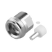 CONECTOR 4.1/9.5 HEMBRA PARA SOLDAR EN CABLE TFT-402LF, GRUPO SR2, BRONCE BLANCO/ PLATA/ TEFLÓN.-Conectores-RF INDUSTRIES,LTD-Bsai Seguridad & Controles