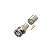 CONECTOR BNC MACHO DE ANILLO PLEGABLE PARA RG-8/U, LMR-400, 9913, CNT-400, NÍQUEL/ ORO/ TEFLÓN.-Conectores-RF INDUSTRIES,LTD-Bsai Seguridad & Controles