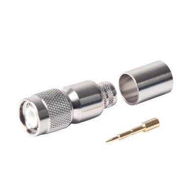 CONECTOR TNC MACHO DE ANILLO PLEGABLE PARA LMR-400, 9913, 8214, CNT-400, RFLASH-1113, RG8/U-SYS, NIQUEL/ORO/TEFLÓN.-Conectores-RF INDUSTRIES,LTD-Bsai Seguridad & Controles