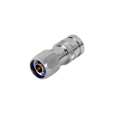CONECTOR N MACHO DE COMPRESION, EN LINEA PARA LMR-400, CNT-400, RG-8/U, RF-400, PLATA/ORO/TEFLÓN.-Conectores-RF INDUSTRIES,LTD-Bsai Seguridad & Controles