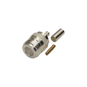 CONECTOR N HEMBRA, DE ANILLO PLEGABLE PARA CABLES LMR-240, RG-8/X, 9258, NIQUEL/ORO/TEFLÓN.-Conectores-RF INDUSTRIES,LTD-Bsai Seguridad & Controles