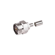 CONECTOR N MACHO HEX, DE ANILLO PLEGABLE Y PIN CAUTIVO PARA CABLES RG-8/X, LMR-240, NI/AU/TEFLÓN.-Conectores-RF INDUSTRIES,LTD-Bsai Seguridad & Controles